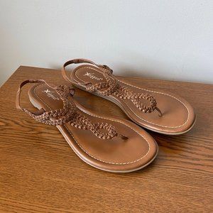X-Appeal Brown Sandals Womens Size 10
